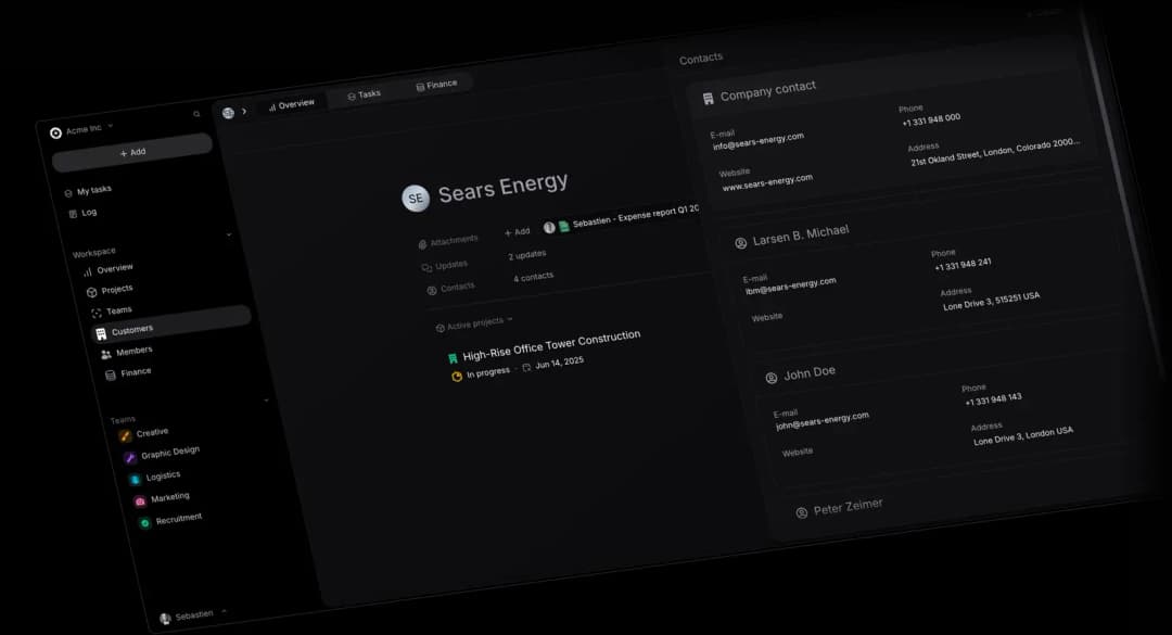 What is Client management interface? What do you need?