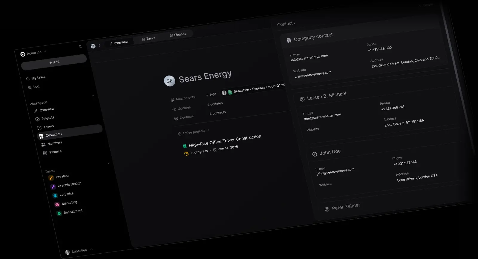 What is Client management interface? What do you need?