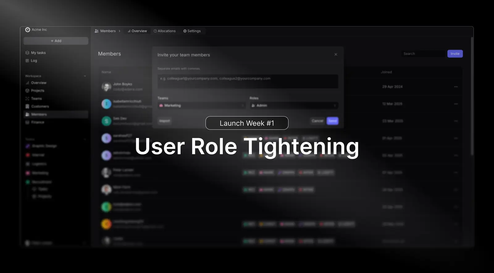 Launch Week #1 | User Roles Tightening